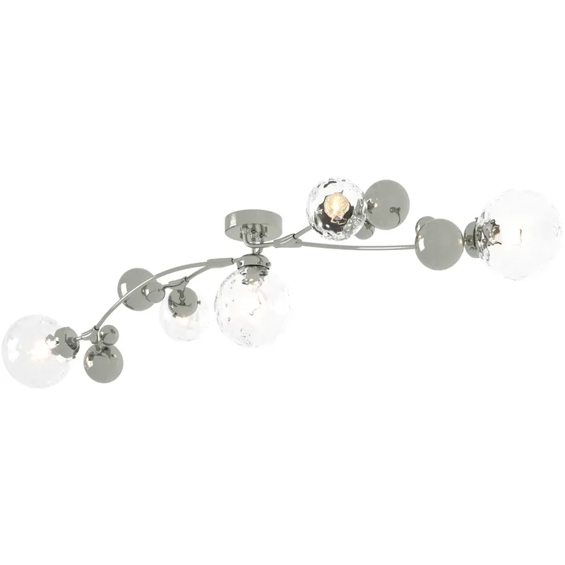 Sprig 5 Light 61.7 inch Sterling Semi-Flush Ceiling Light in Water