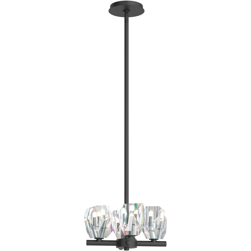Gatsby 4 Light 11.6 inch Black Semi-Flush/Pendant Ceiling Light