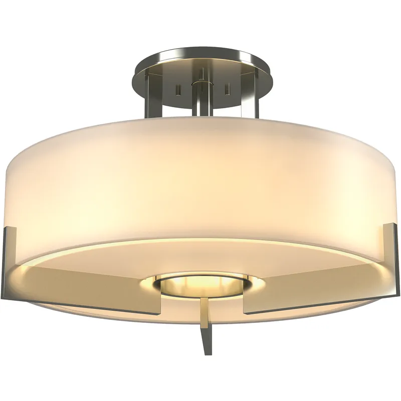 Axis 3 Light 19.3 inch Sterling Semi-Flush Ceiling Light