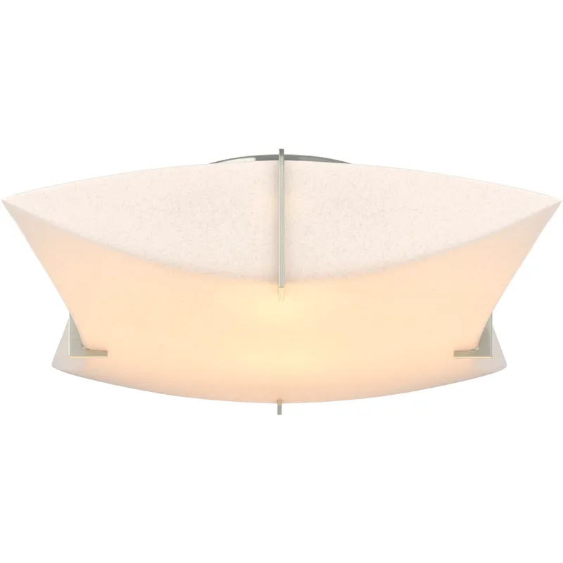 Bento 2 Light 17.8 inch Sterling Semi-Flush Ceiling Light