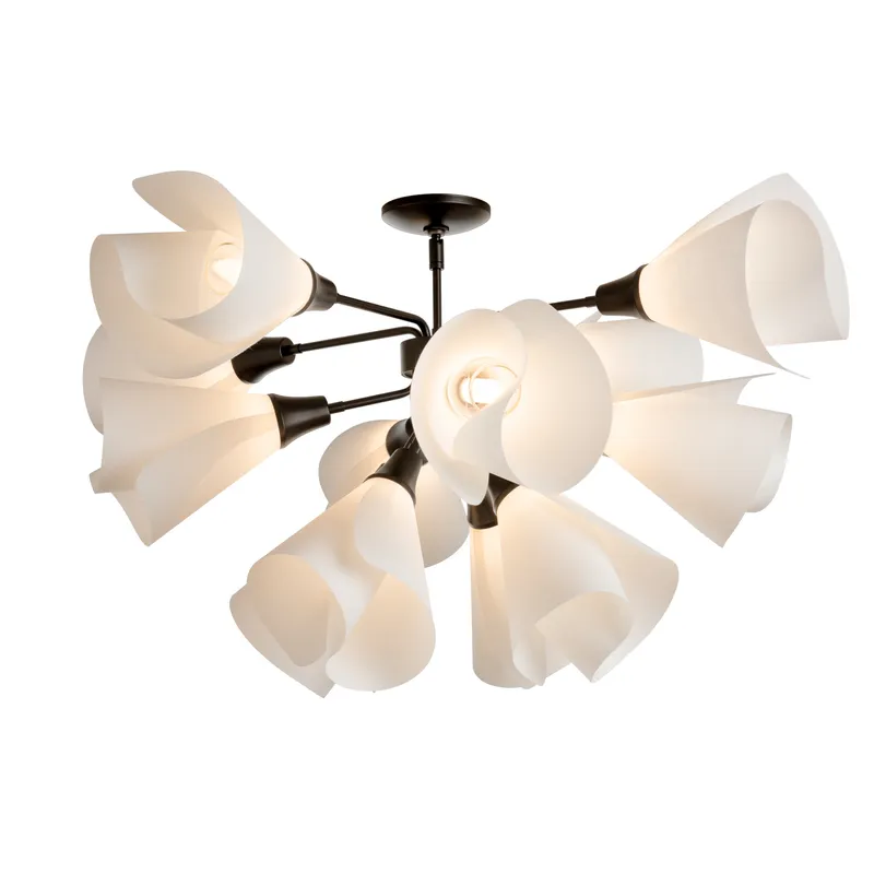 Mobius 12 Light 38.1 inch Oil Rubbed Bronze Semi-Flush Ceiling Light