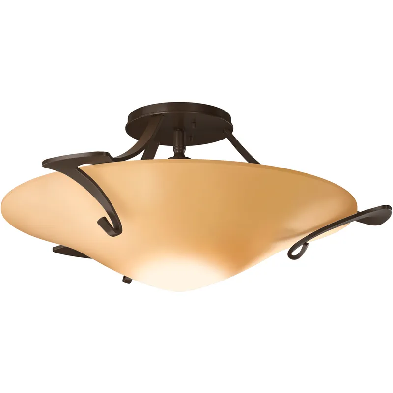 Antasia 1 Light 22.3 inch White Semi-Flush Ceiling Light in Sand