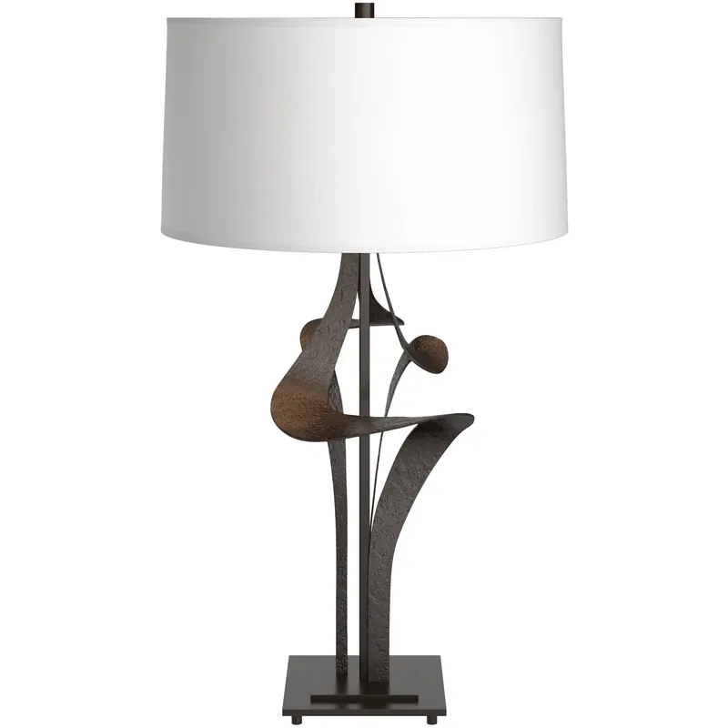 Antasia 27.4 inch 100 watt Oil Rubbed Bronze Table Lamp Portable Light in Natural Anna