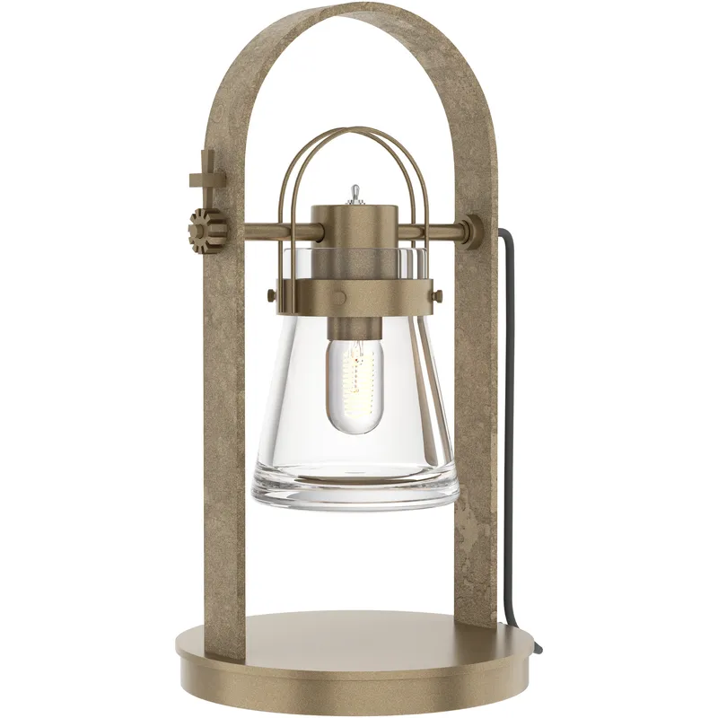 Erlenmeyer 19.4 inch 60 watt Soft Gold Table Lamp Portable Light