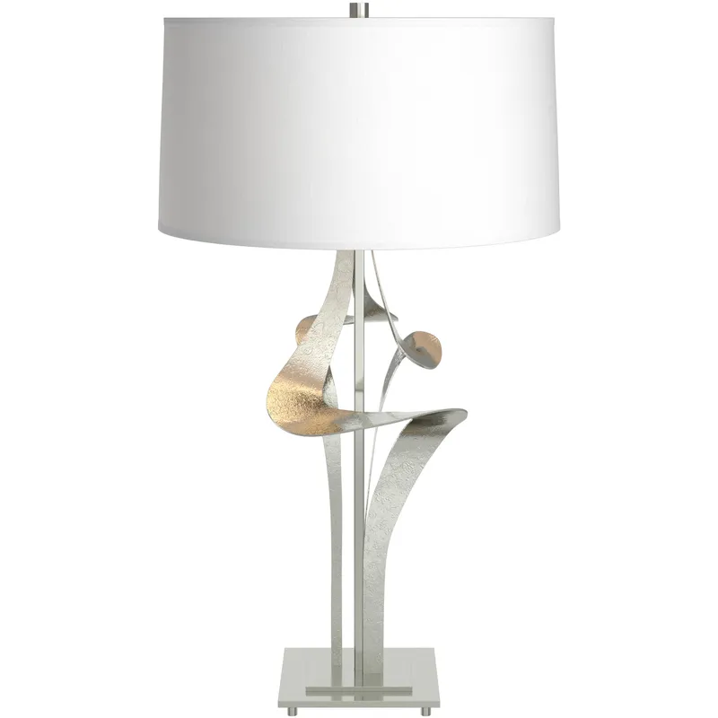 Antasia 27.4 inch 100 watt Sterling Table Lamp Portable Light in Natural Anna