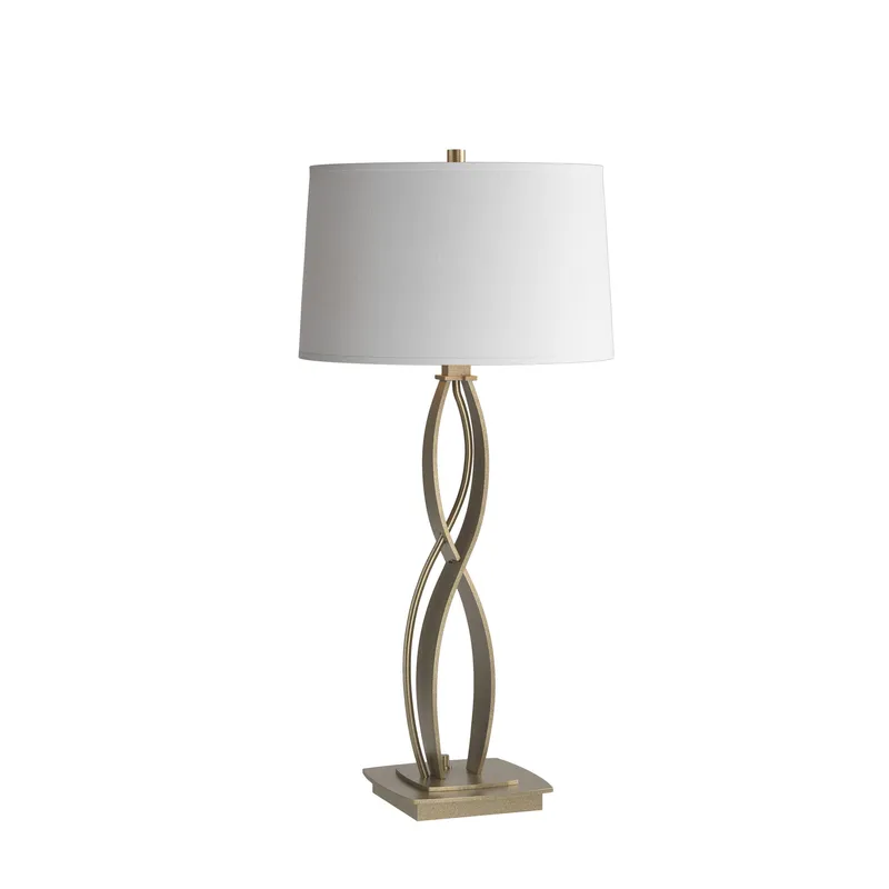 Almost Infinity 27 inch 150 watt Soft Gold Table Lamp Portable Light in Natural Anna