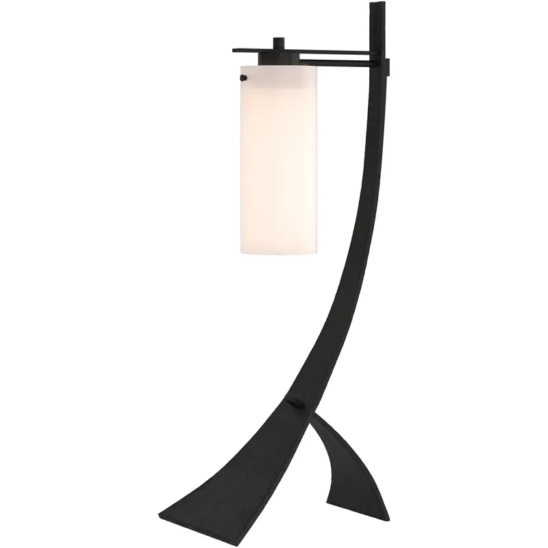 Stasis 28.3 inch 100 watt Black Table Lamp Portable Light