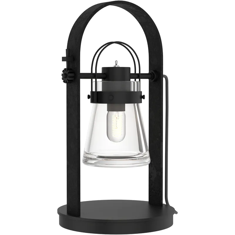 Erlenmeyer 19.4 inch 60 watt Black Table Lamp Portable Light