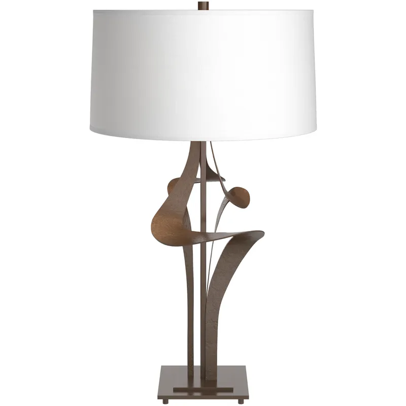 Antasia 27.4 inch 100 watt Bronze Table Lamp Portable Light in Natural Anna
