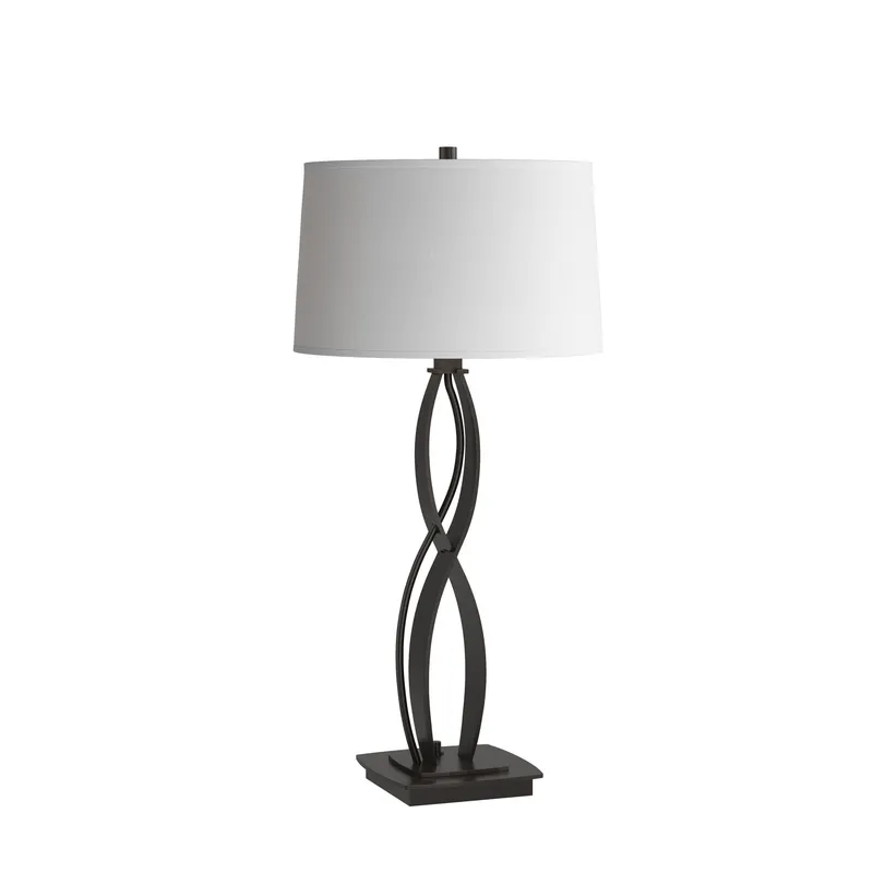 Almost Infinity 27 inch 150 watt Oil Rubbed Bronze Table Lamp Portable Light in Natural Anna