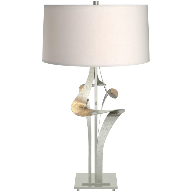 Antasia 27.4 inch 100 watt Sterling Table Lamp Portable Light in Flax