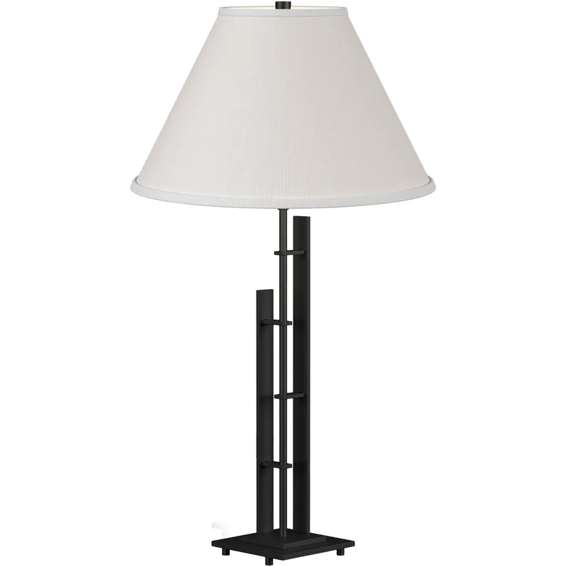 Metra Double 26.9 inch 5.00 watt Black Table Lamp Portable Light in Natural Anna