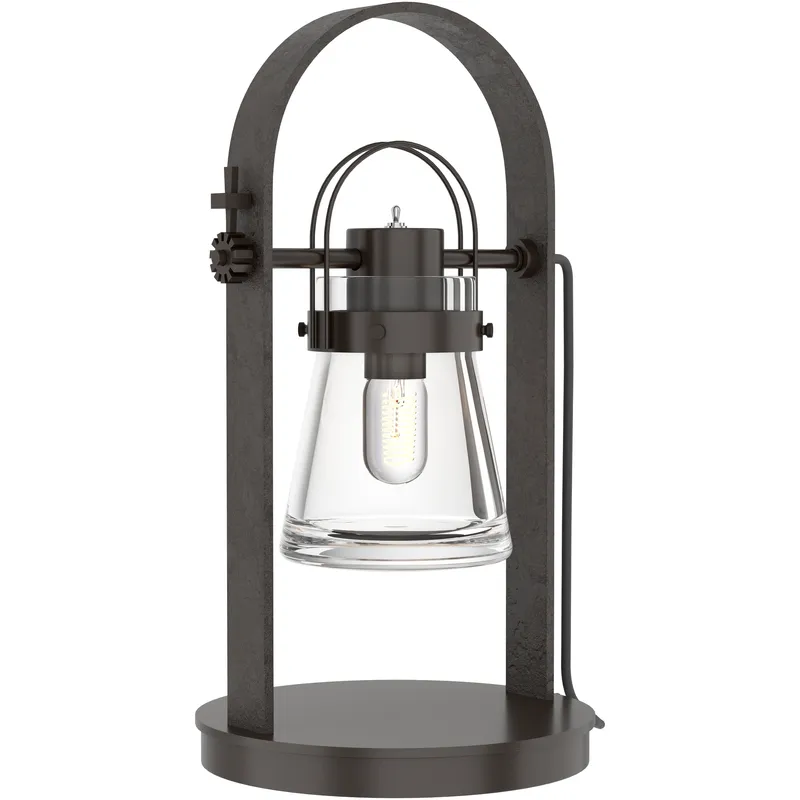 Erlenmeyer 19.4 inch 60 watt Oil Rubbed Bronze Table Lamp Portable Light