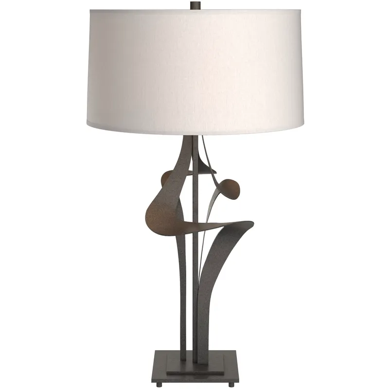 Antasia 27.4 inch 100 watt Natural Iron Table Lamp Portable Light in Flax