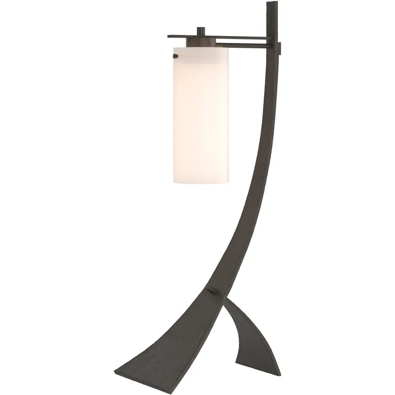 Stasis 28.3 inch 100 watt Dark Smoke Table Lamp Portable Light