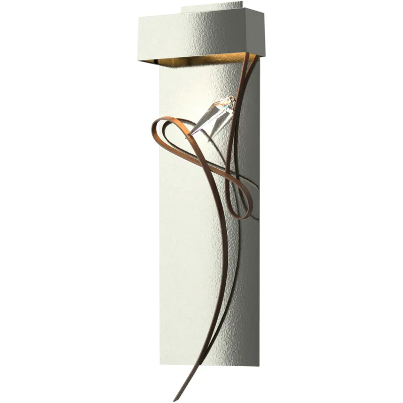 Rhapsody LED 8.6 inch Sterling and Bronze ADA Sconce Wall Light in Sterling/Bronze