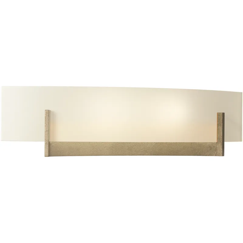 Axis 2 Light 17.3 inch Soft Gold ADA Sconce Wall Light in Opal
