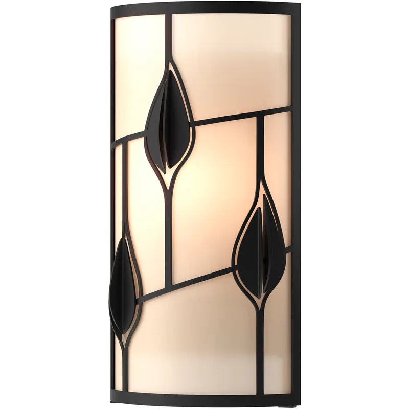 Alison's Leaves 1 Light 7.5 inch Black ADA Sconce Wall Light