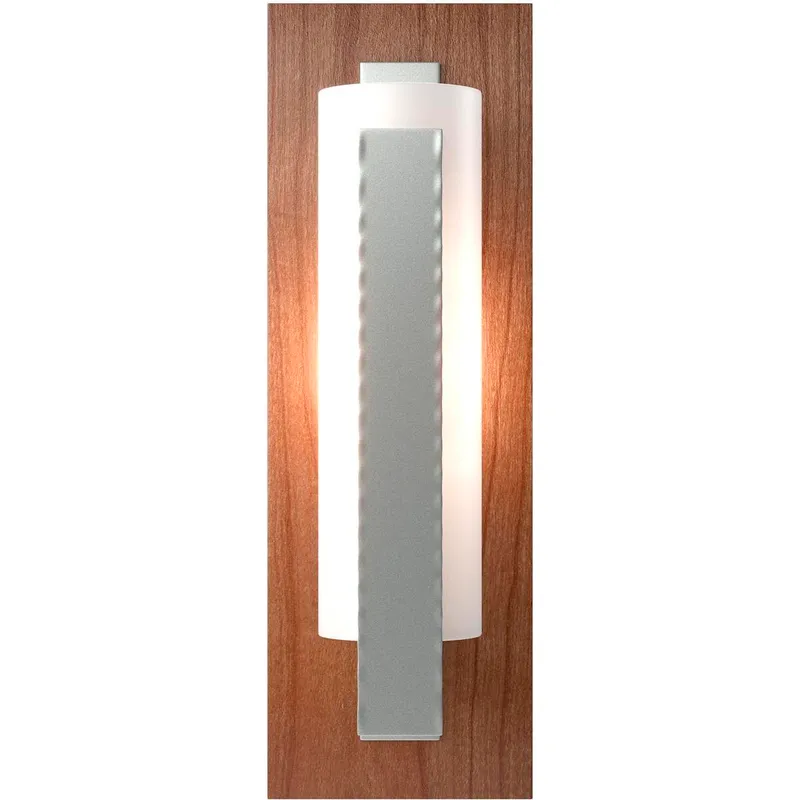 Forged Vertical Bar 1 Light 5 inch Vintage Platinum ADA Sconce Wall Light in Cherry