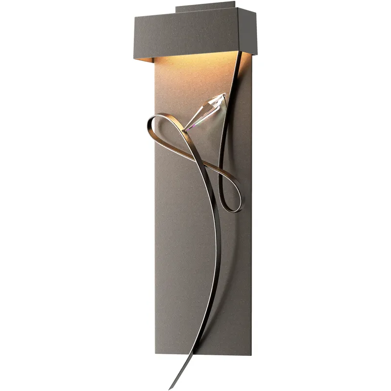 Rhapsody LED 8.6 inch Dark Smoke and Oil Rubbed Bronze ADA Sconce Wall Light in Dark Smoke/Oil Rubbed Bronze