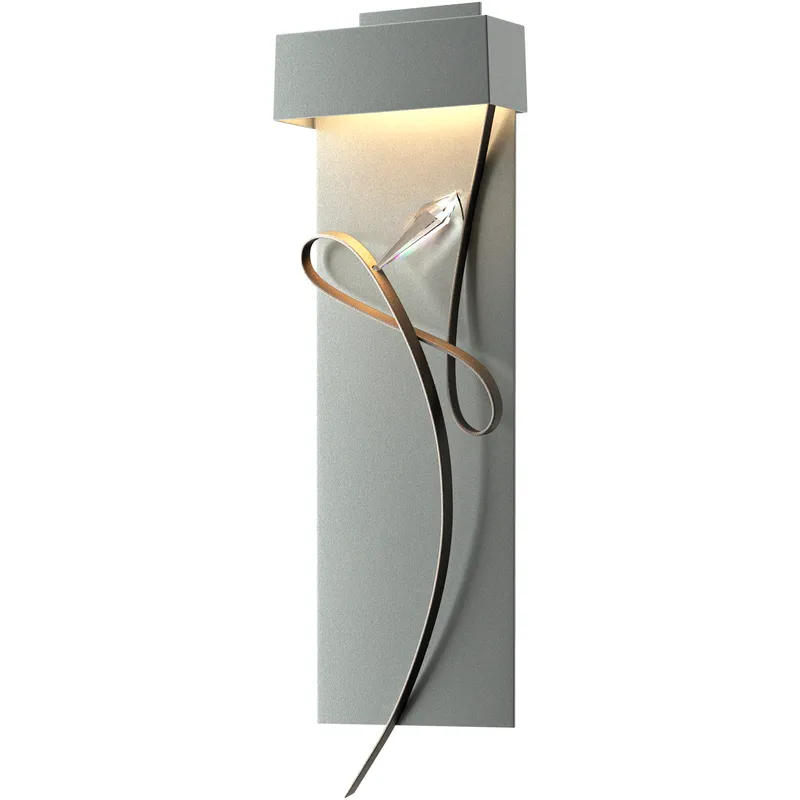 Rhapsody LED 8.6 inch Vintage Platinum and Natural Iron ADA Sconce Wall Light in Vintage Platinum/Natural Iron