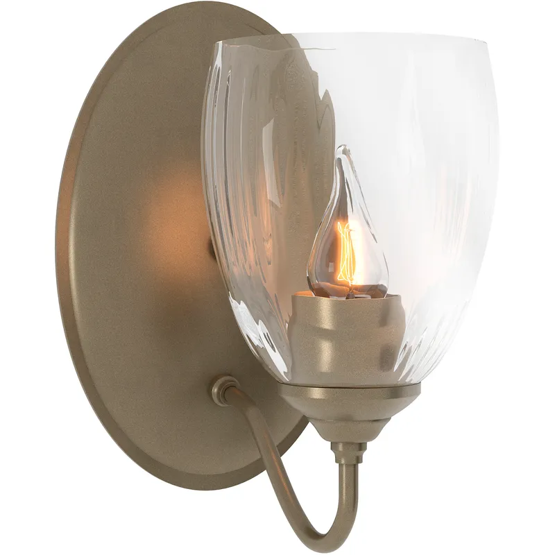Simple Lines 1 Light 5.75 inch Soft Gold Sconce Wall Light
