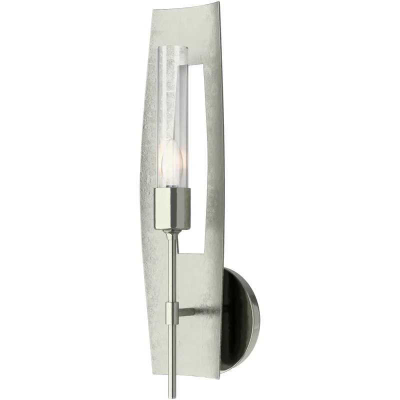 Passage 1 Light 5.3 inch Sterling Sconce Wall Light in Clear