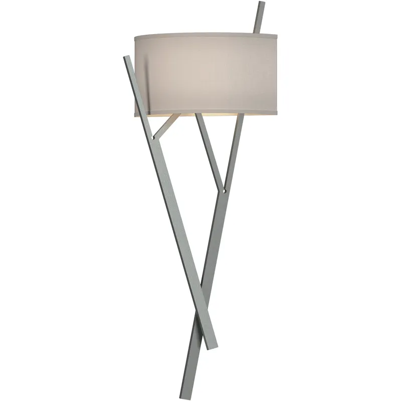Arbo 2 Light 10 inch Vintage Platinum ADA Sconce Wall Light in Flax