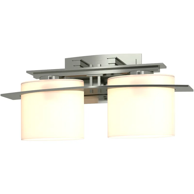 Arc Ellipse 2 Light 17.1 inch Sterling Sconce Wall Light