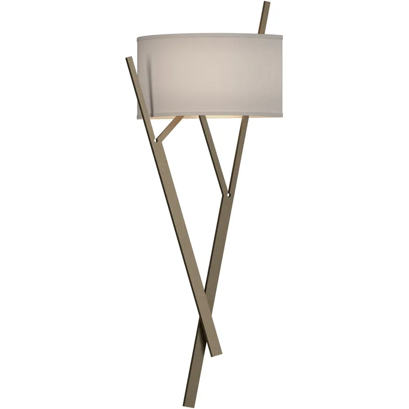 Arbo 2 Light 10 inch Soft Gold ADA Sconce Wall Light in Flax