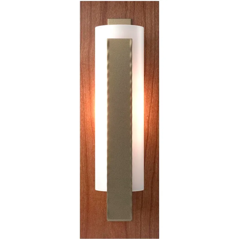 Forged Vertical Bar 1 Light 5 inch Soft Gold ADA Sconce Wall Light in Cherry