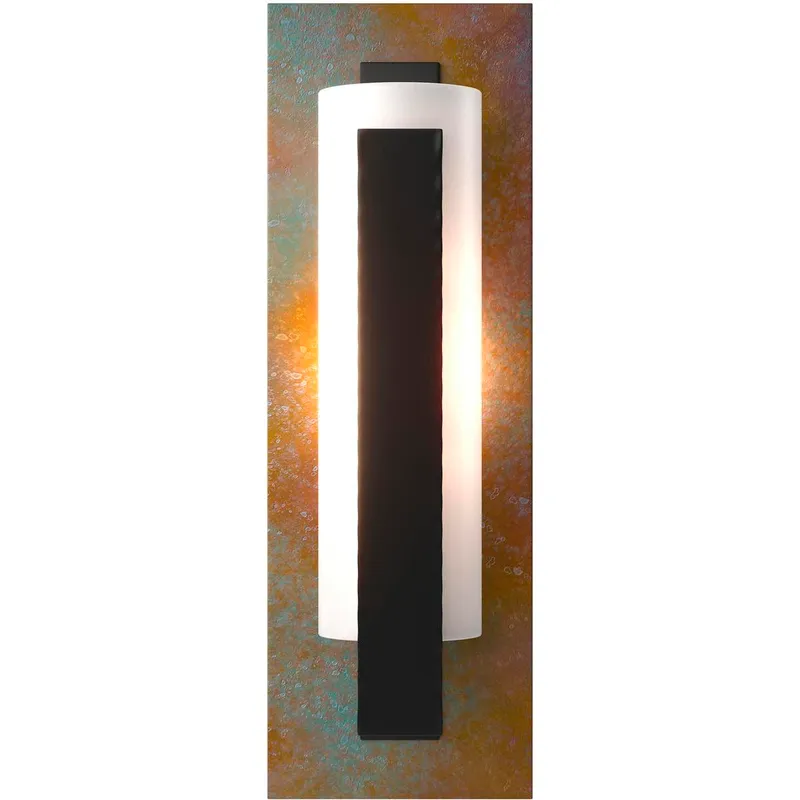 Forged Vertical Bar 1 Light 5 inch Black ADA Sconce Wall Light in Copper