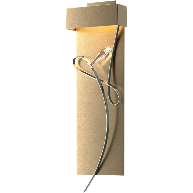 Rhapsody LED 8.6 inch Soft Gold and Sterling ADA Sconce Wall Light in Soft Gold/Sterling