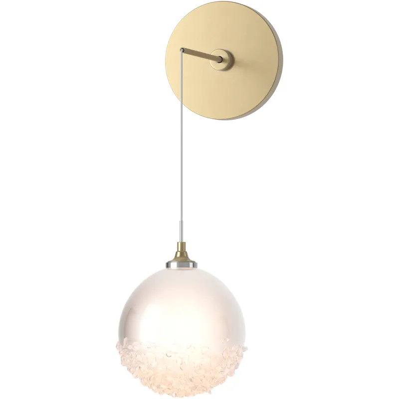 Fritz 1 Light 5.5 inch Modern Brass Sconce Wall Light