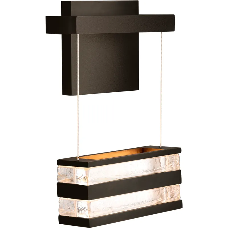 Art + Alchemy Stacks LED 6 inch Dark Smoke Wall Sconce Wall Light