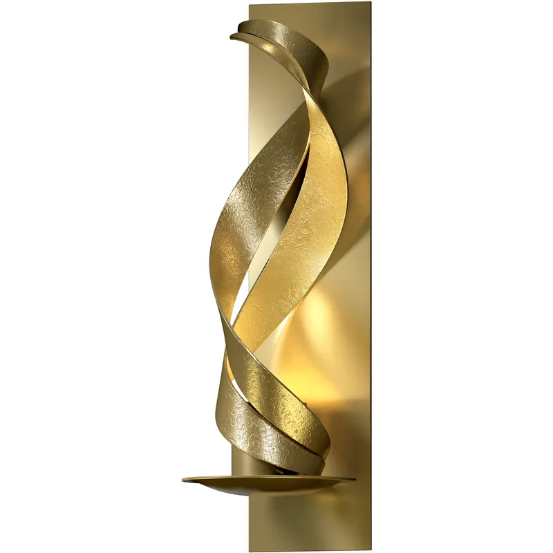 Folio 1 Light 5.7 inch Modern Brass Sconce Wall Light