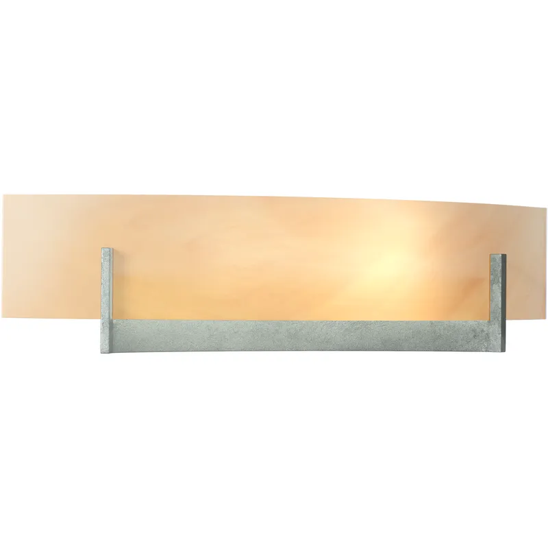 Axis 2 Light 17.3 inch Vintage Platinum ADA Sconce Wall Light in Amber Swirl