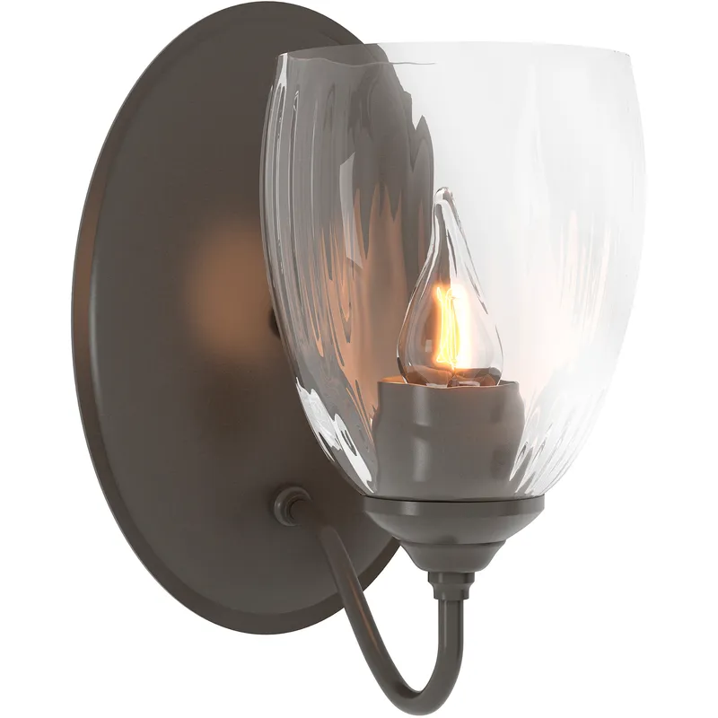 Simple Lines 1 Light 5.75 inch Dark Smoke Sconce Wall Light