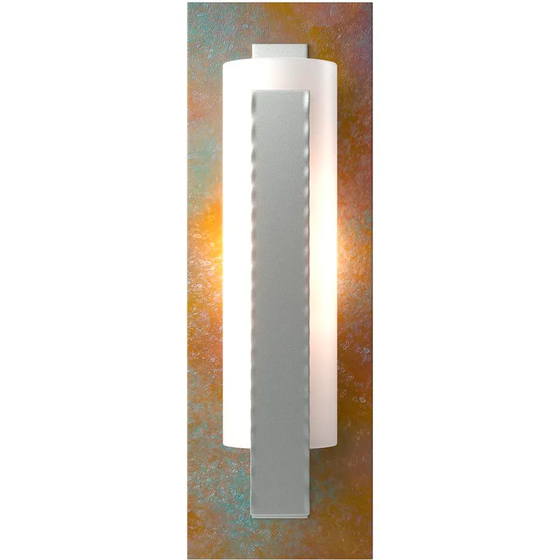 Forged Vertical Bar 1 Light 5 inch Vintage Platinum ADA Sconce Wall Light in Copper