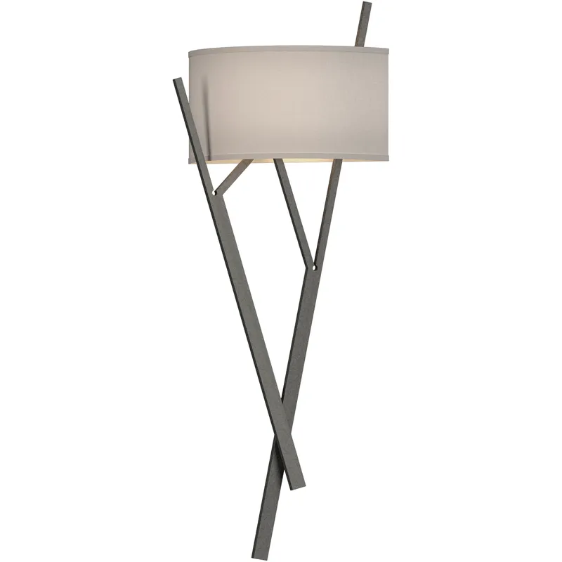 Arbo 2 Light 10 inch Natural Iron ADA Sconce Wall Light in Flax