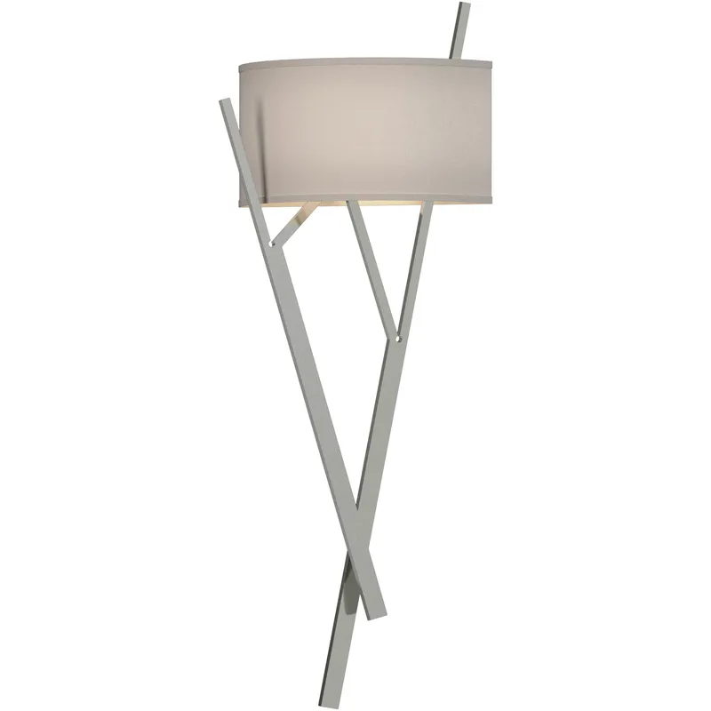 Arbo 2 Light 10 inch Sterling ADA Sconce Wall Light in Flax