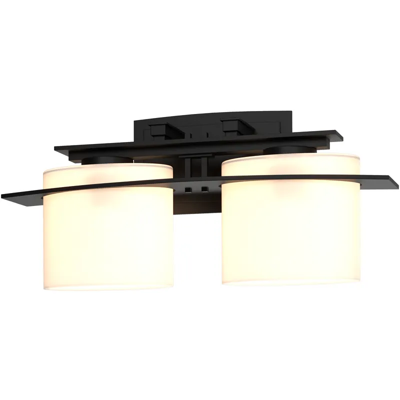 Arc Ellipse 2 Light 17.1 inch Black Sconce Wall Light