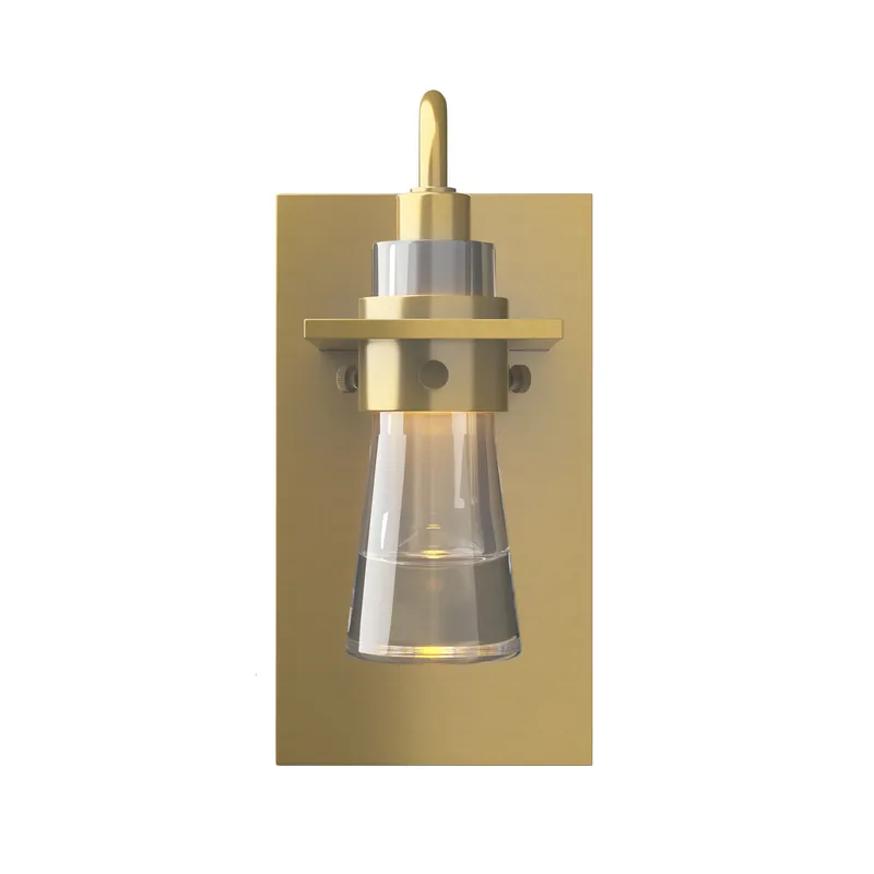 Erlenmeyer 1 Light 4.5 inch Modern Brass Sconce Wall Light