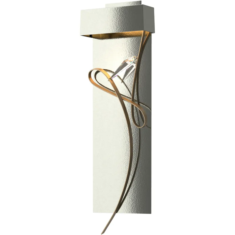 Rhapsody LED 8.6 inch Sterling and Soft Gold ADA Sconce Wall Light in Sterling/Soft Gold