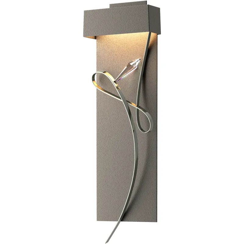 Rhapsody LED 8.6 inch Natural Iron and Sterling ADA Sconce Wall Light in Natural Iron/Sterling