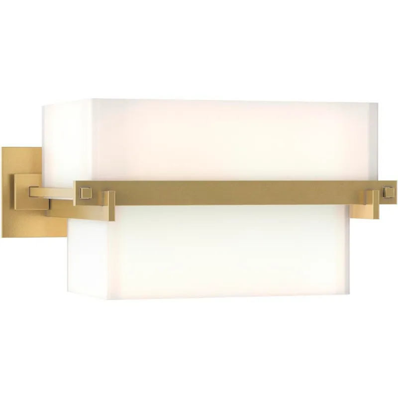 Kakomi 1 Light 9.8 inch Modern Brass Sconce Wall Light