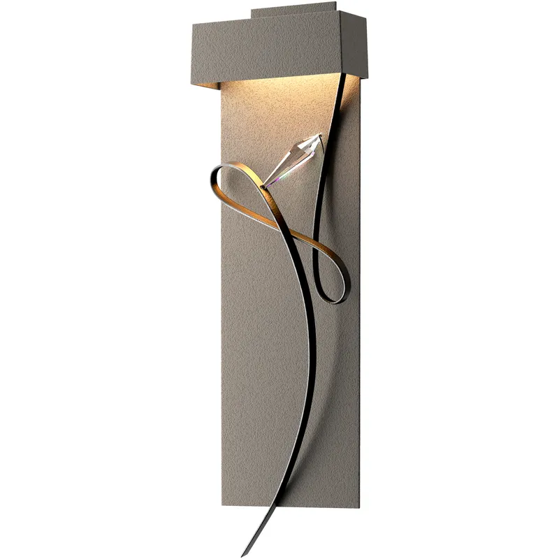 Rhapsody LED 8.6 inch Natural Iron and Black ADA Sconce Wall Light in Natural Iron/Black