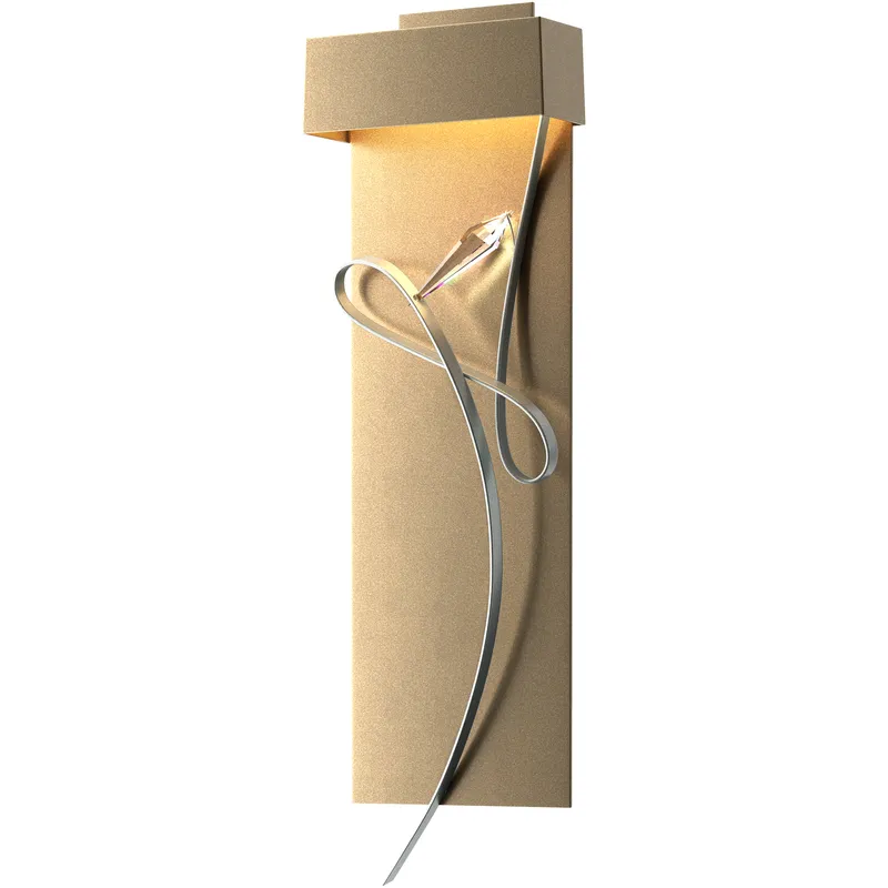 Rhapsody LED 8.6 inch Soft Gold and Vintage Platinum ADA Sconce Wall Light in Soft Gold/Vintage Platinum