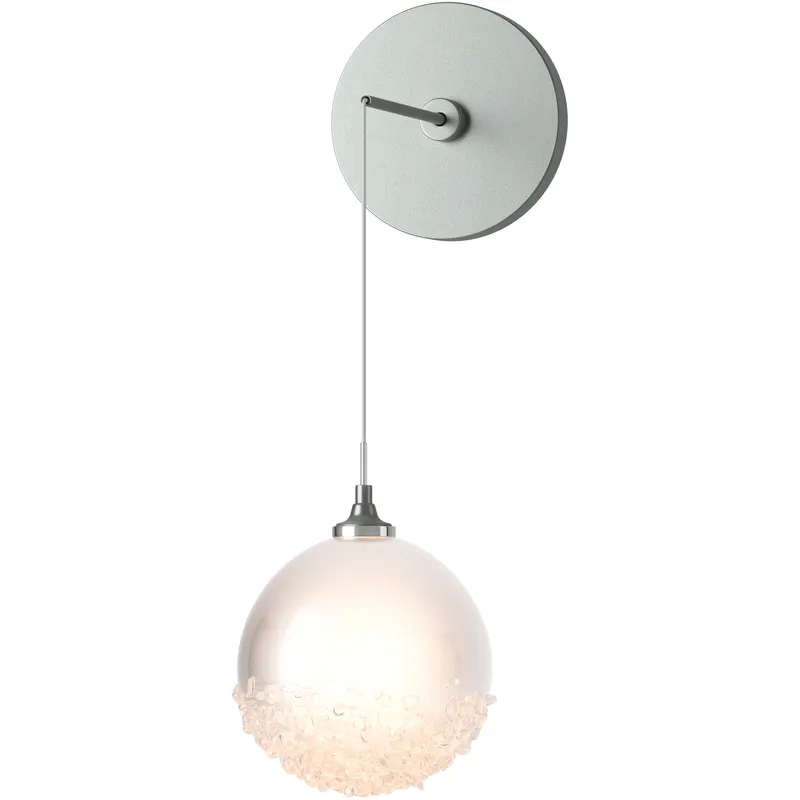 Fritz 1 Light 5.5 inch Vintage Platinum Sconce Wall Light
