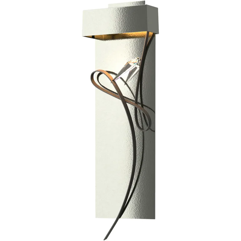 Rhapsody LED 8.6 inch Sterling and Natural Iron ADA Sconce Wall Light in Sterling/Natural Iron